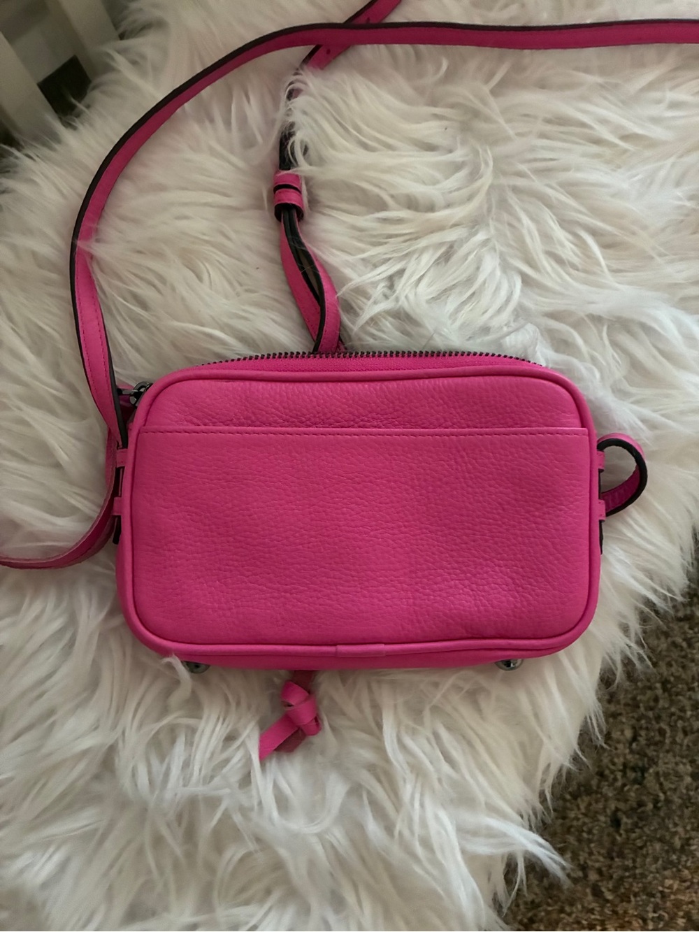 Aimee Kestenberg Brighton Women’s Zip Crossbody Bag Pink - Picture 15 of 16